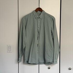 Carhartt WIP Green Casual Button Down Shirt Relaxed Fit